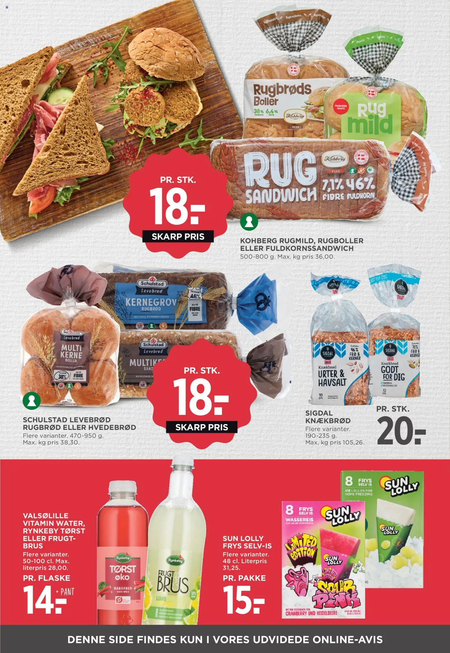 Meny tilbudsavis – gyldig fra 24.04.2026 | Side: 16 | Produkter: Rabarber, Lime, Rugbrød, Knækbrød