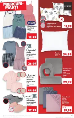 Catalog Kaufland - Râmnicu Vâlcea Nonfood – valabil de la 16.07.2025 | Pagină: 33 | Produse: Pat, Pernă, Față de pernă, Papuci