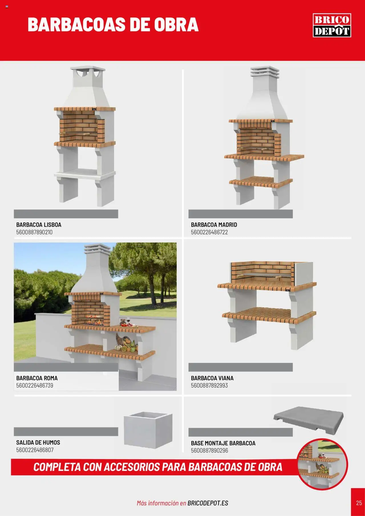 Brico Depôt Jardín │ válido desde el 25.04.2025 | Página: 25 | Productos: Barbacoa