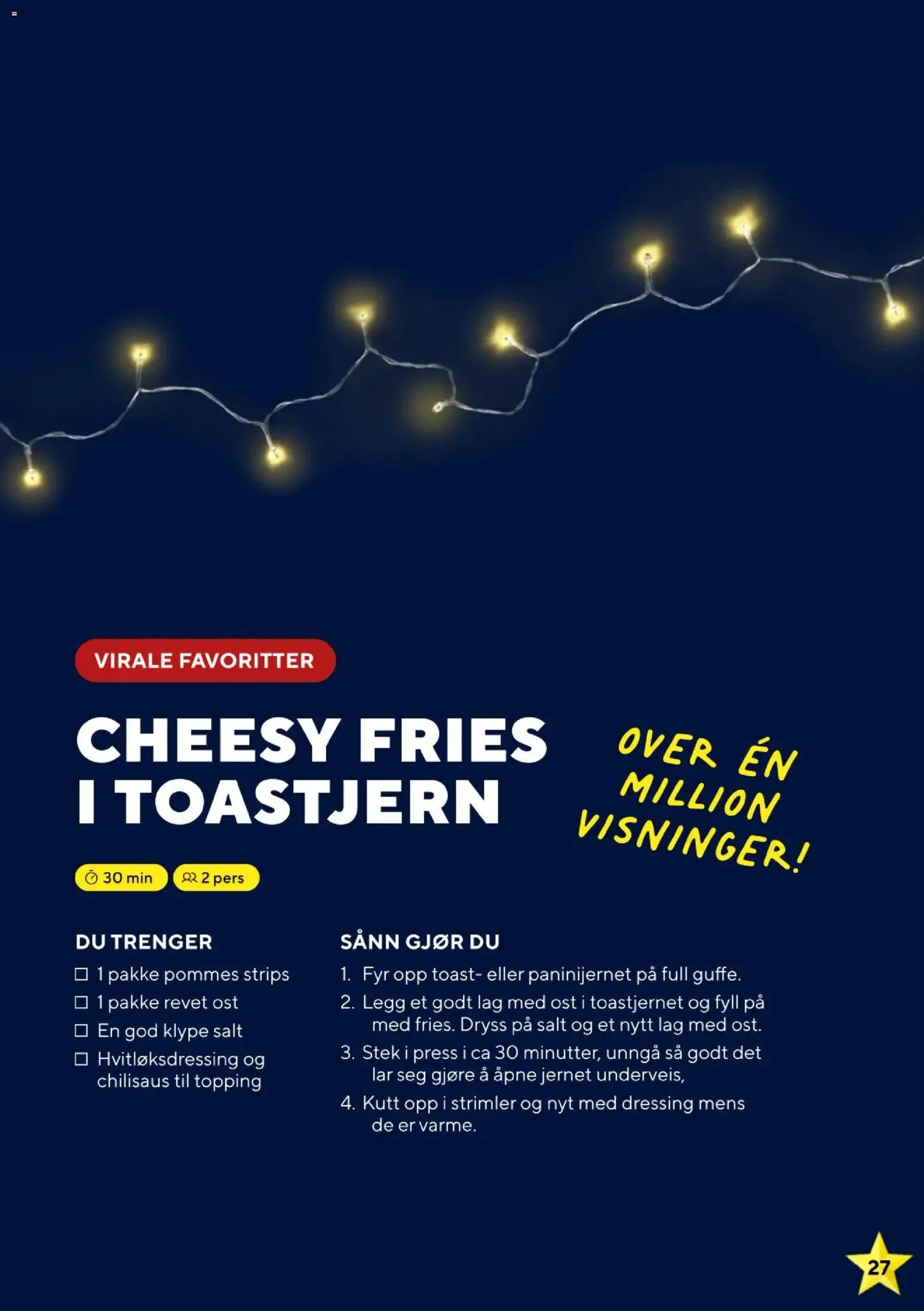 {H1} | Side: 27 | Produkter: Ost, Skyr, Пов'язка еластична, Toastjern