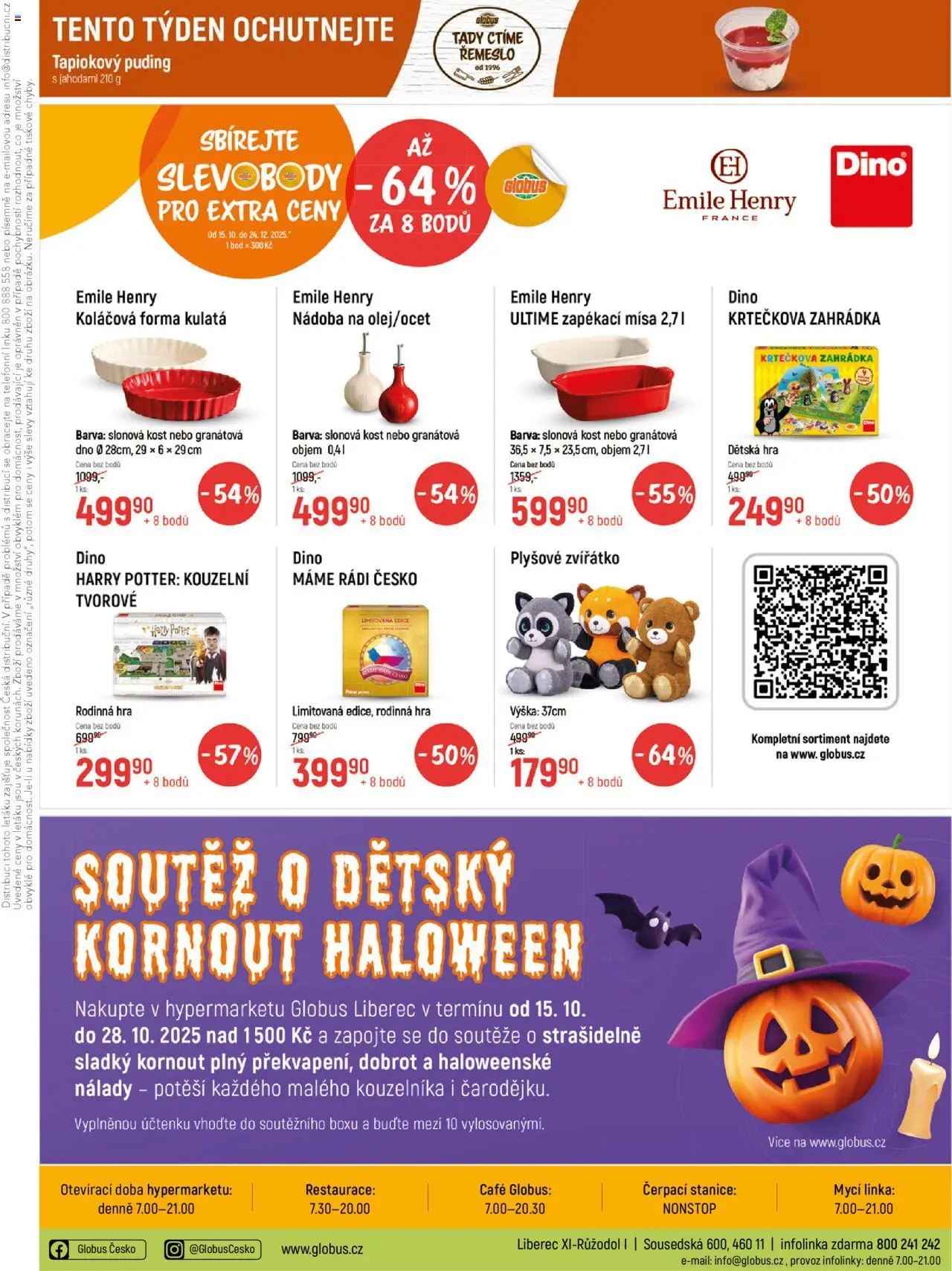 Globus leták - Liberec od 15.10.2025 | Strana: 41 | Produkty: Puding, Hra, Forma, Harry Potter