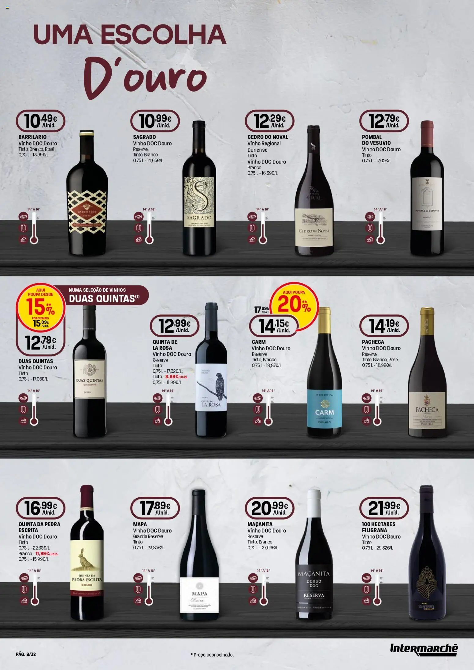 Intermarché - Queijos, Vinhos e Enchidos Super │ válido de 29.01.2026 | Página: 8 | Produtos: Vinho