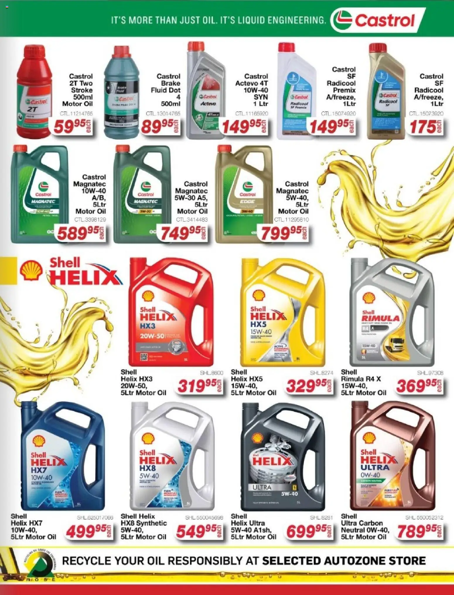 New AutoZone catalogue – valid from 23.02.2026 | Page: 27 | Products: Oil