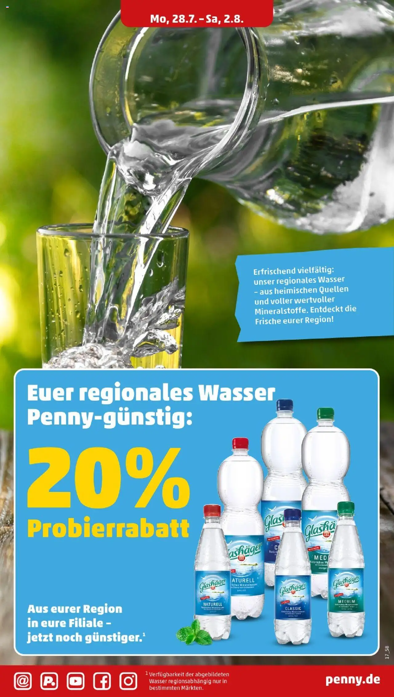 Penny - Mecklenburg-Vorpommern - gültig ab dem 28.07.2025 | Seite: 17 | Produkte: Wasser