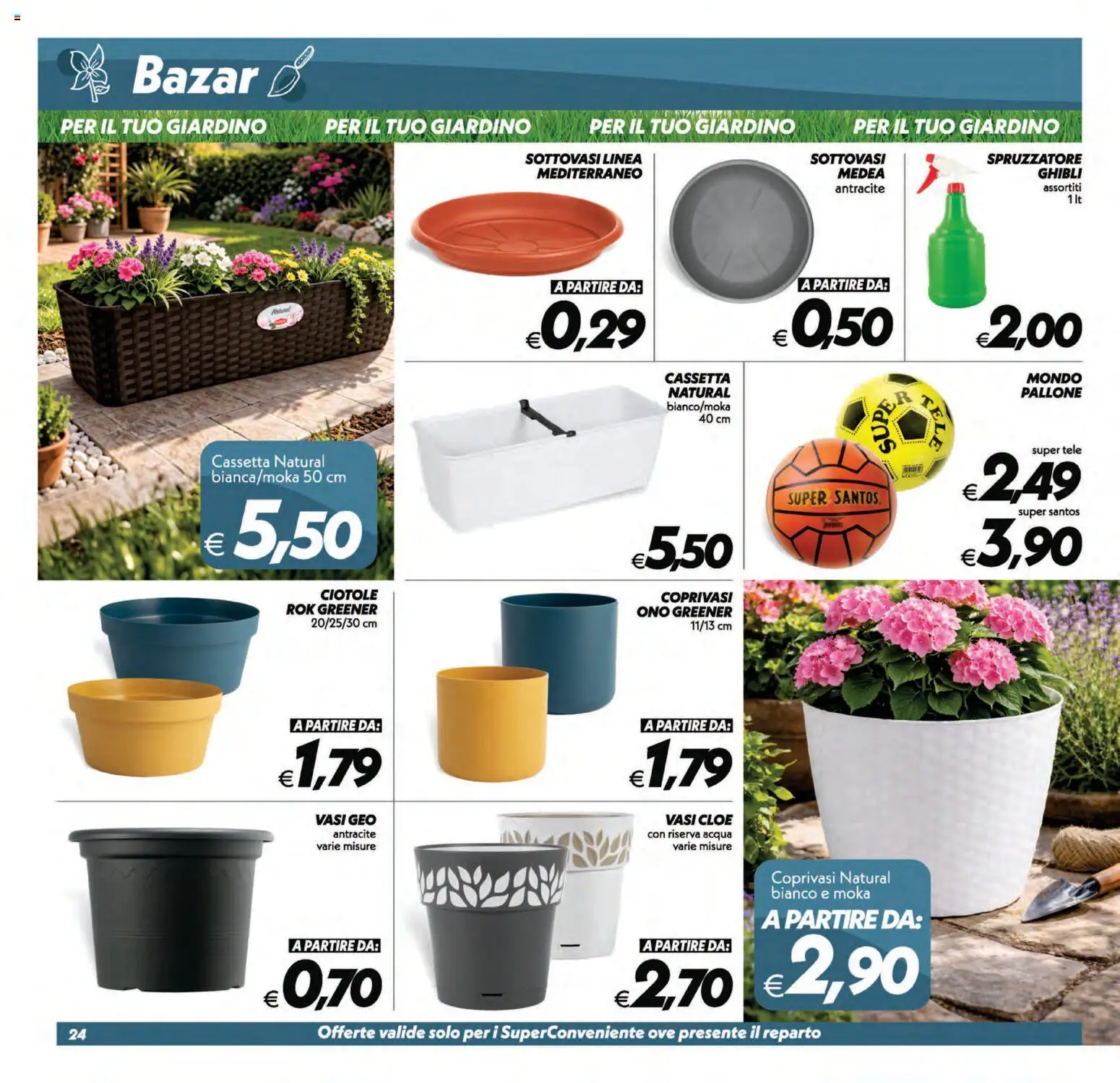 Volantino SuperConveniente del 17.03.2026 | Pagina: 24 | Prodotti: Acqua, Pallone