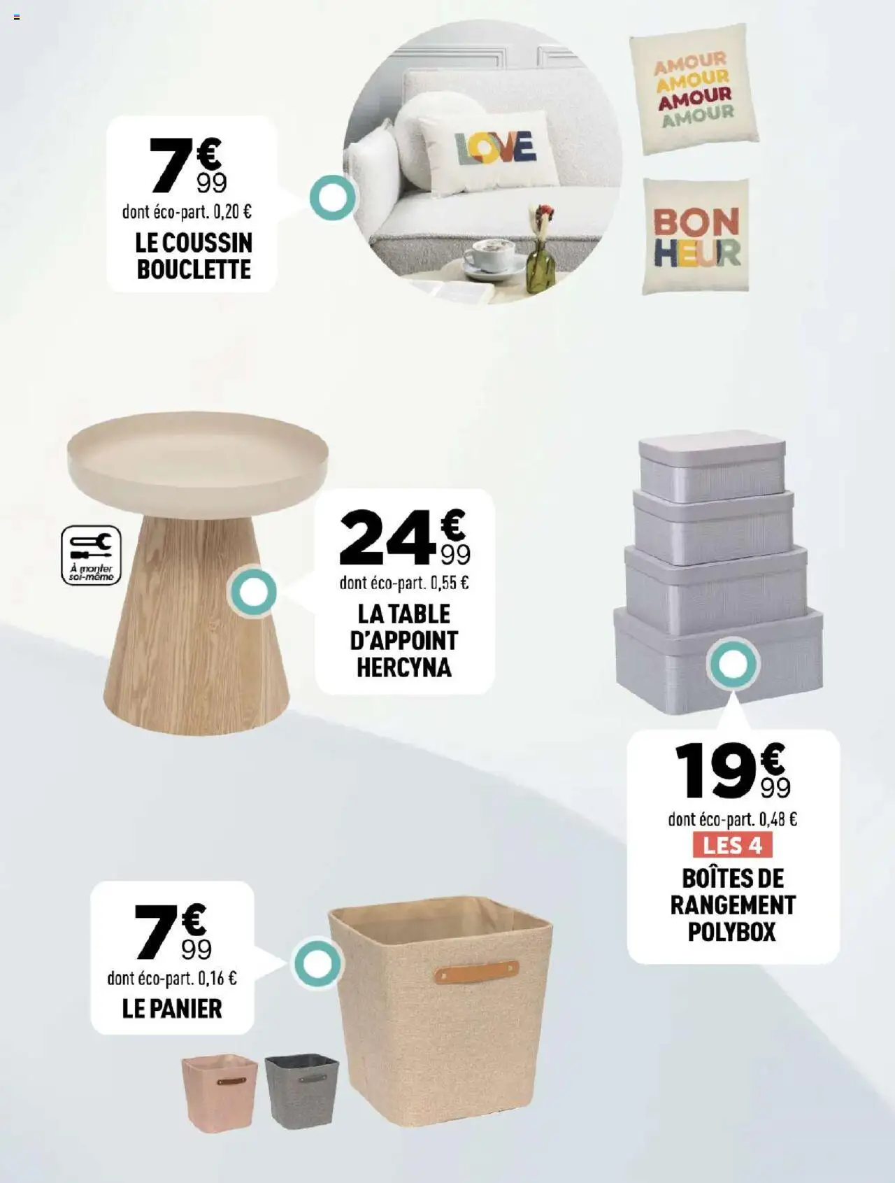  | Page: 7 | Produits: Table, Panier