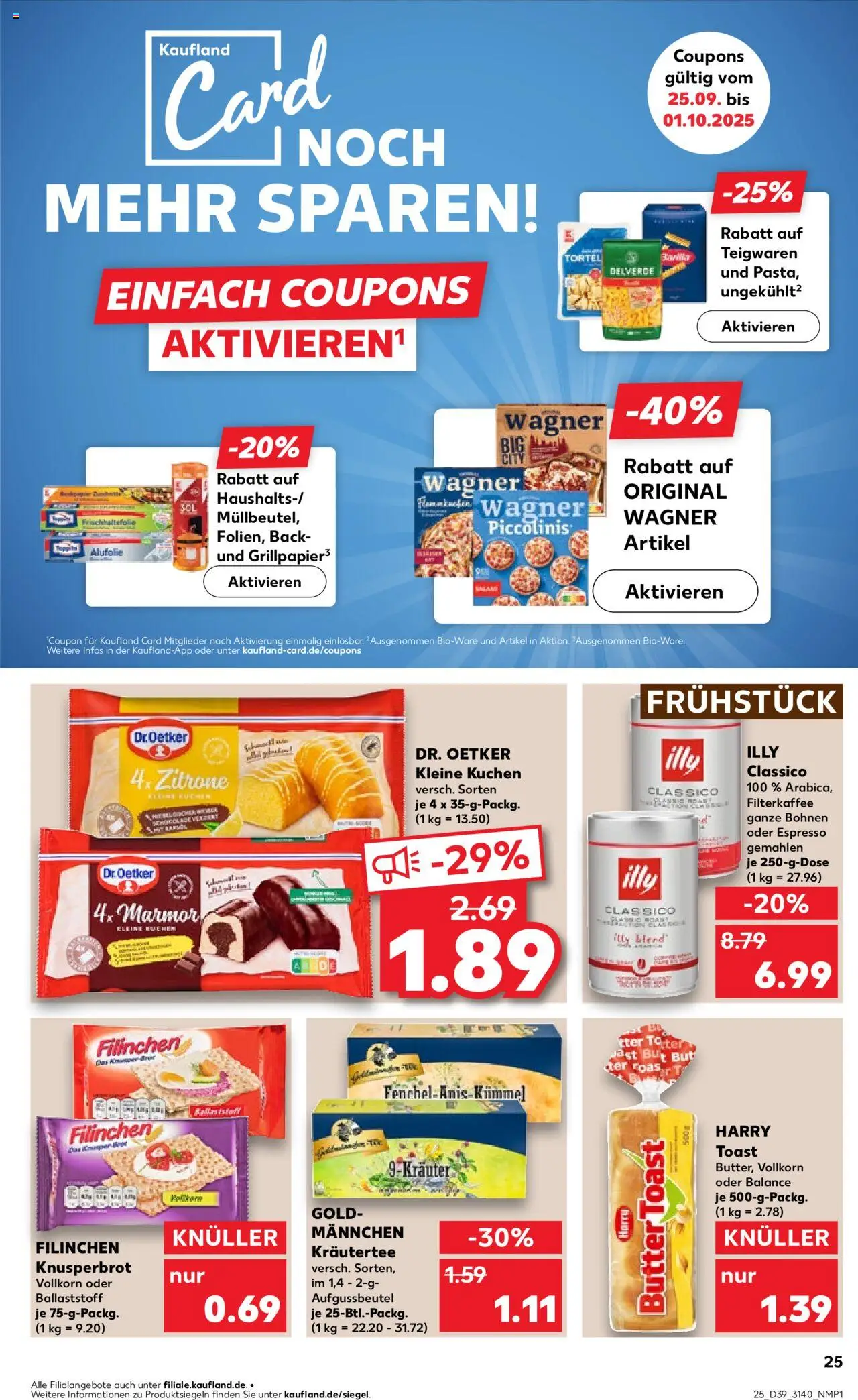Kaufland prospekt Leipzig	 – gültig ab 25.09.2025 | Seite: 25 | Produkte: Butter, Toast, Zitrone, Kuchen