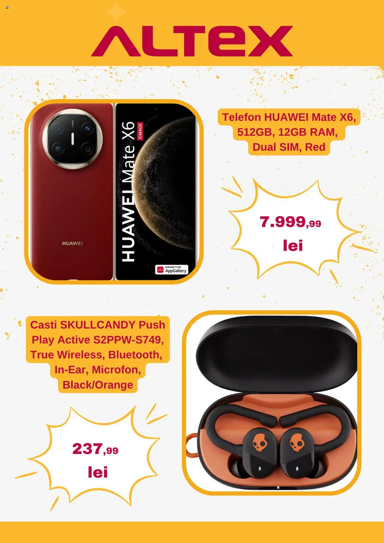Noul catalog Altex – valabil de la 09.10.2025 | Pagină: 2 | Produse: Telefon, Căști