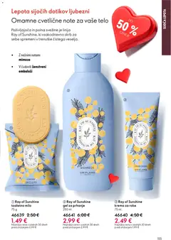 Oriflame katalog akcije – veljaven od 28.01.2026 | Stran: 155 | Izdelki: Gel za prhanje, Krema, Krema za roke, Milo