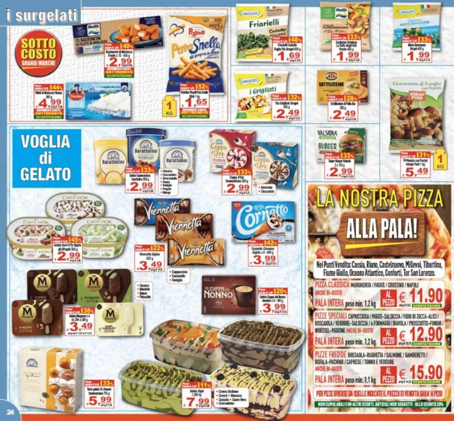 Volantino CTS del 17.03.2026 | Pagina: 24 | Prodotti: Pizza, Salmone, Patate, Verdure