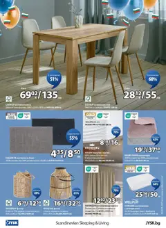 Преглед на JYSK брошура - Офертите са валидни от 28.09.2025 | Страница: 24 | Продукти: Корниз, Хартия, Възглавница, Маса
