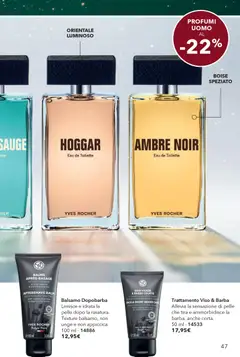 Anteprima del volantino Yves Rocher Catalogo Be Glow valido a partire dal 29.11.2025 | Pagina: 47 | Prodotti: Balsamo, Dopobarba