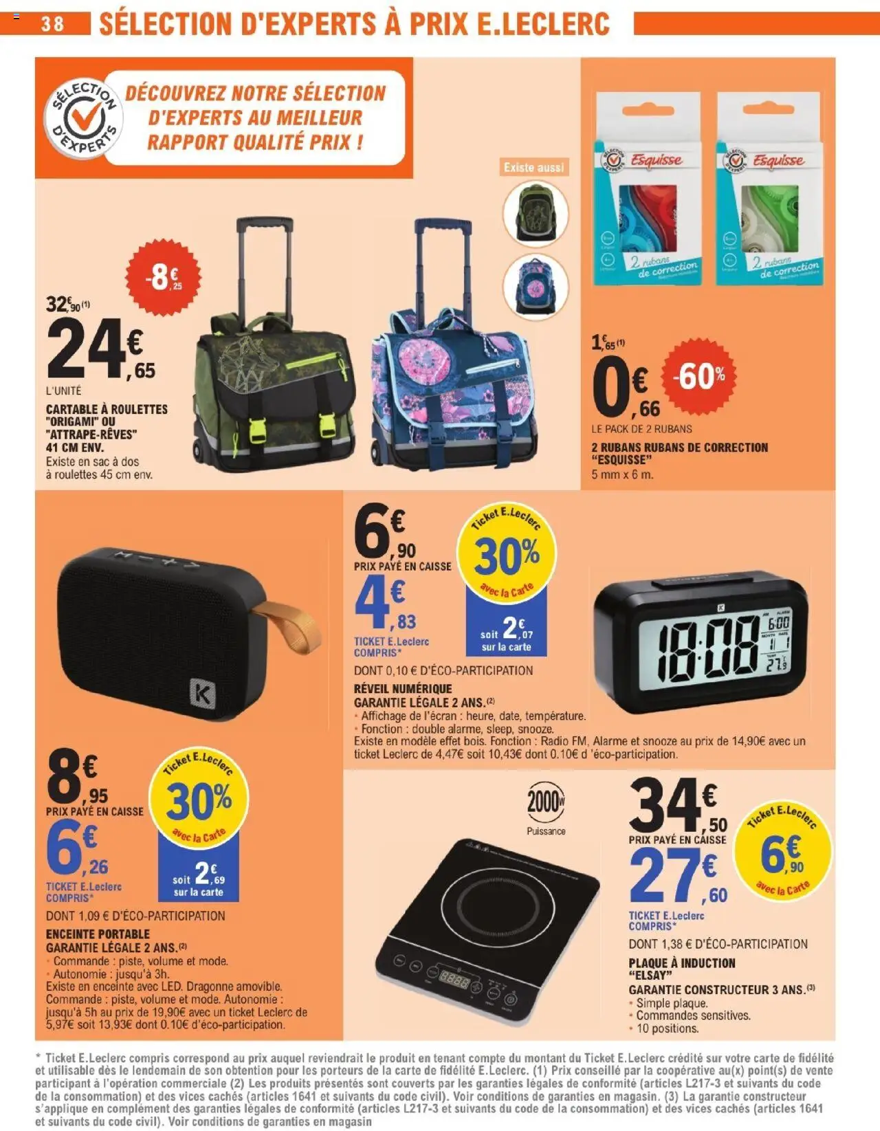  | Page: 38 | Produits: Radio, Sac, Enceinte, Cartable