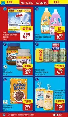Aldi - Folder week 4 - Voorbeeld van een folder van Aldi, geldig van 19.01.2026 | Pagina: 22 | Producten: Wasmiddel, Pecorino sajt, Rijst, Maïs