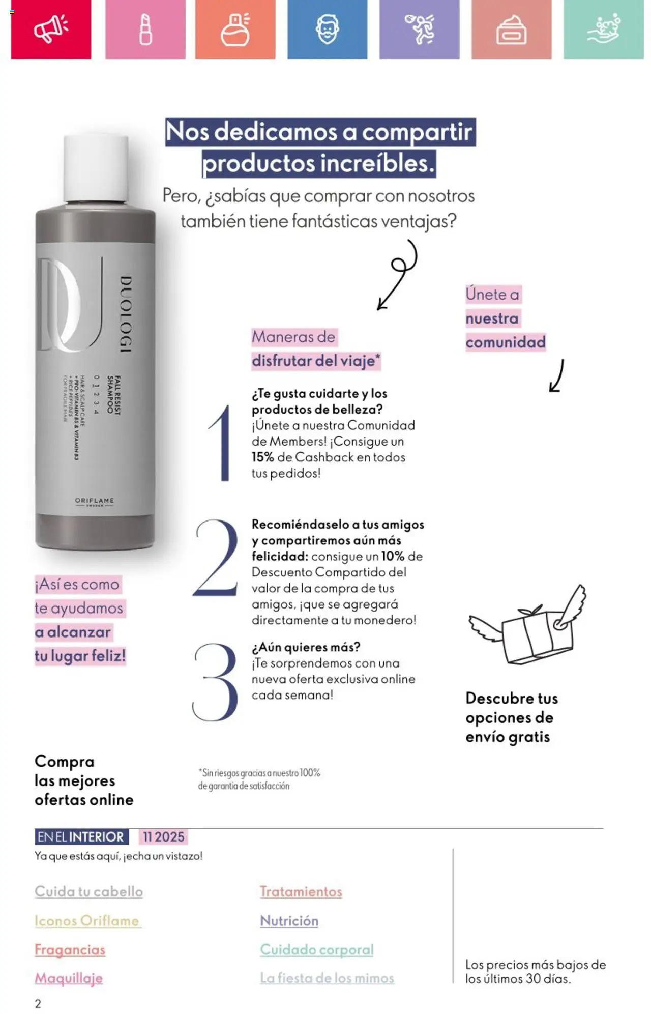 Oriflame - Catálogo Campaña 11 │ válido desde el 03.08.2025 | Página: 2 | Productos: Maquillaje, Té