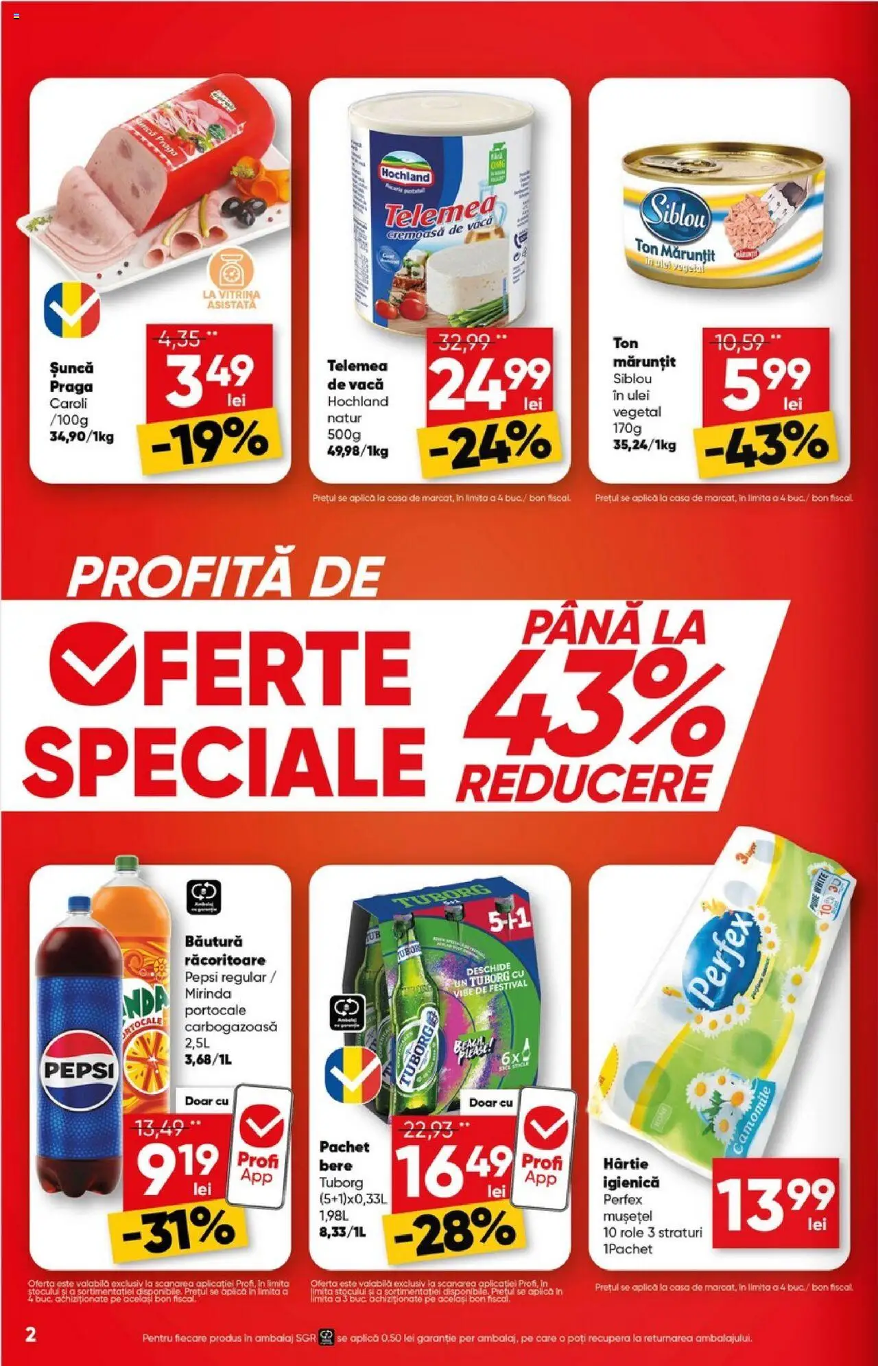 Catalog Profi Super – valabil de la 23.07.2025 | Pagină: 2 | Produse: Vitrină, Ulei, Șuncă, Portocale