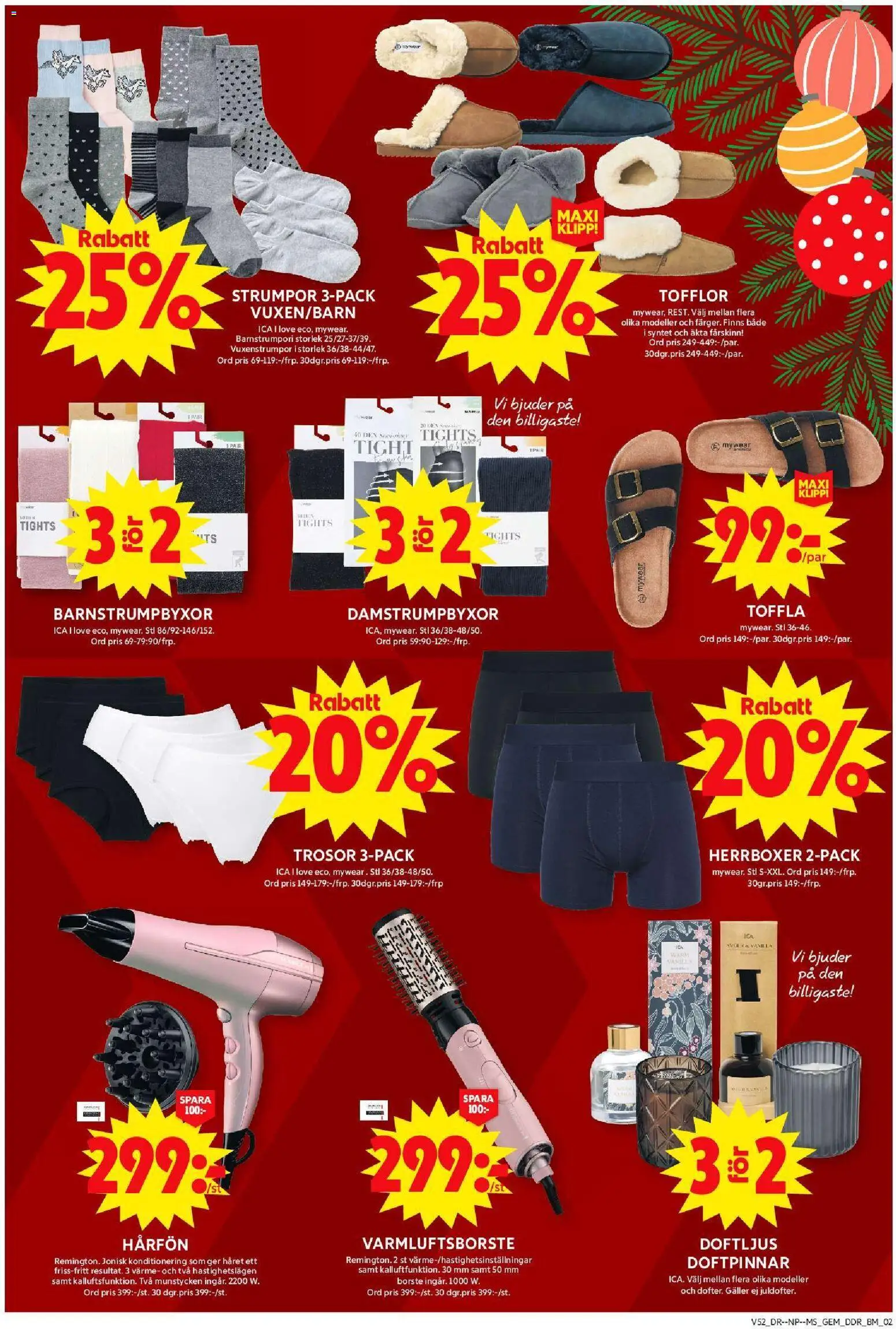 ICA Maxi reklamblad aktuell från 22.12.2025 | Sida: 15 | Produkter: Gem, Galler, Strumpor, Tights