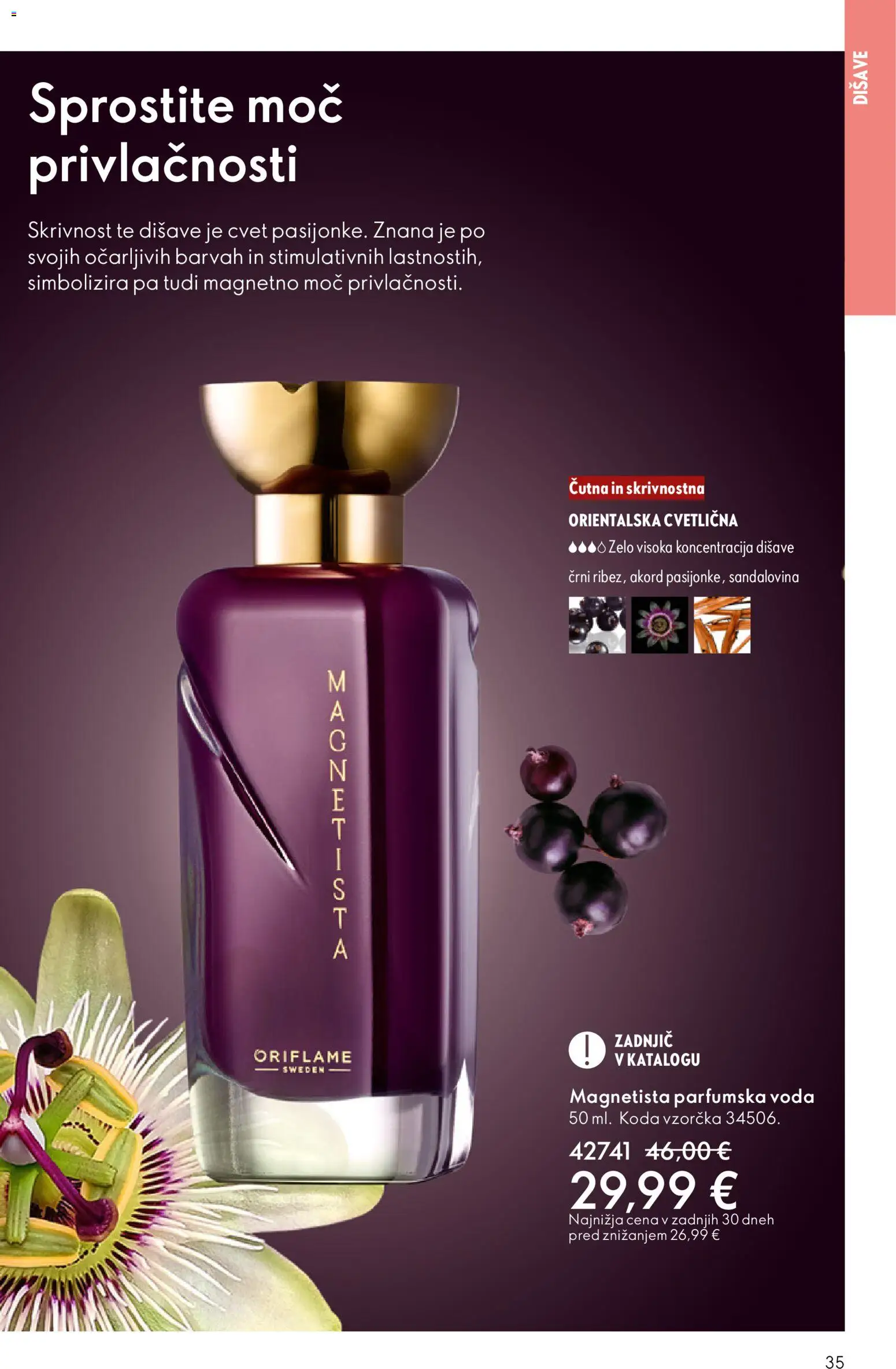 Novi Oriflame katalog ponudbe – veljaven od 11.03.2026 | Stran: 35 | Izdelki: Voda, Parfumska voda