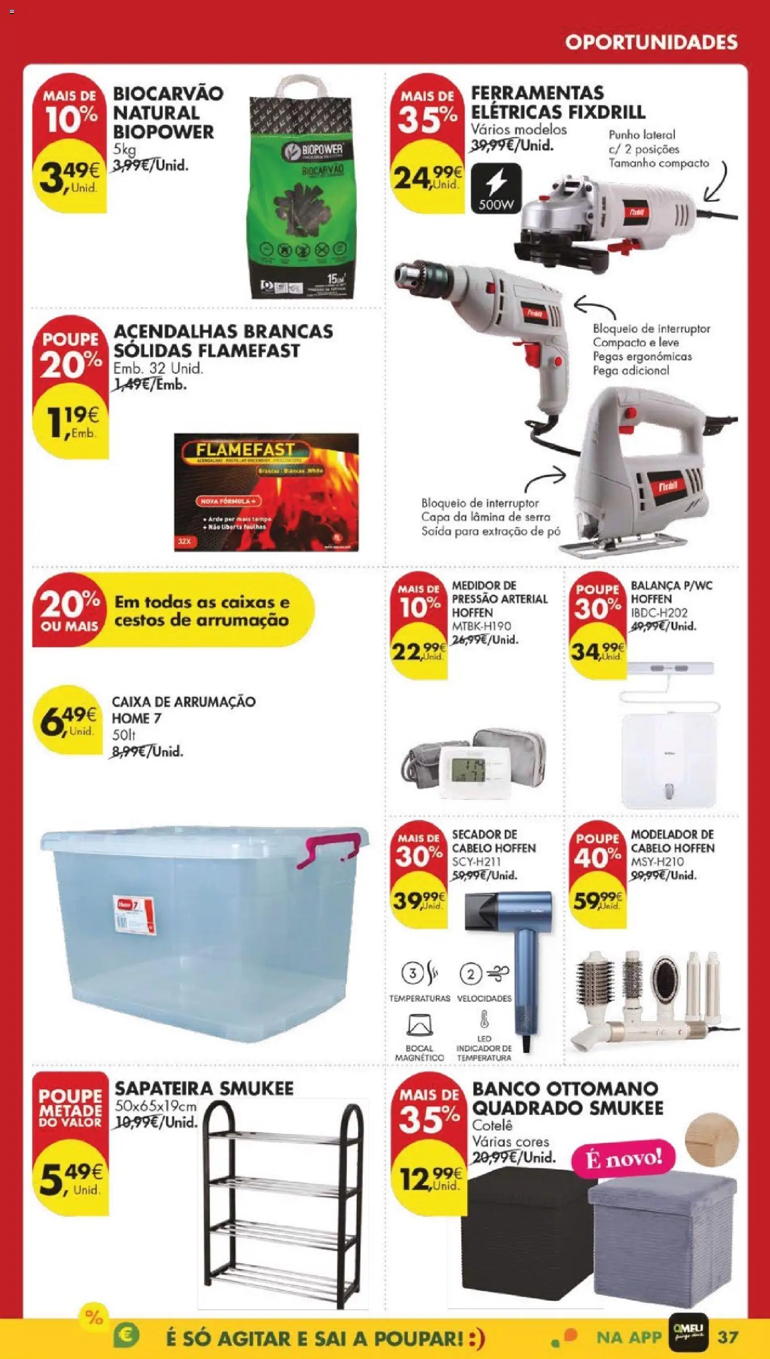 Pingo Doce folheto │ válido de 24.02.2026 | Página: 39 | Produtos: Secador, Medidor de pressão, Pó, Ferramentas