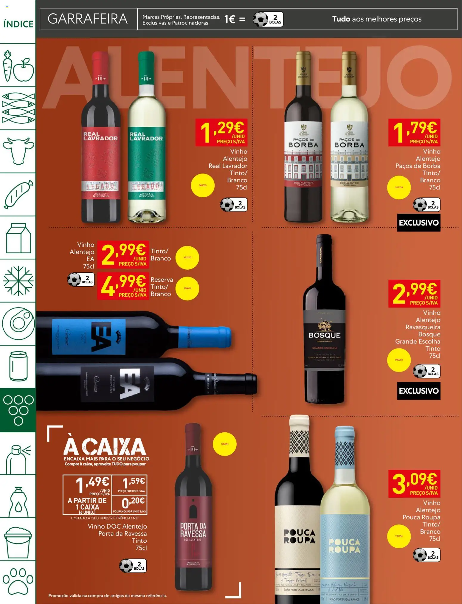 Recheio folheto │ válido de 21.04.2026 | Página: 38 | Produtos: Botas, Porta, Caixa, Vinho