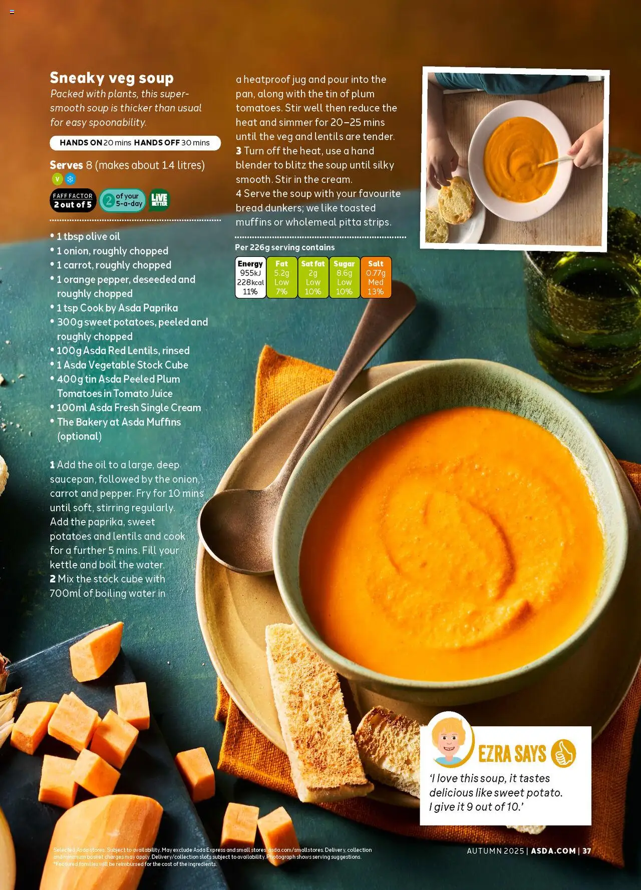  | Page: 37 | Products: Bread, Juice, Carrot, Cream