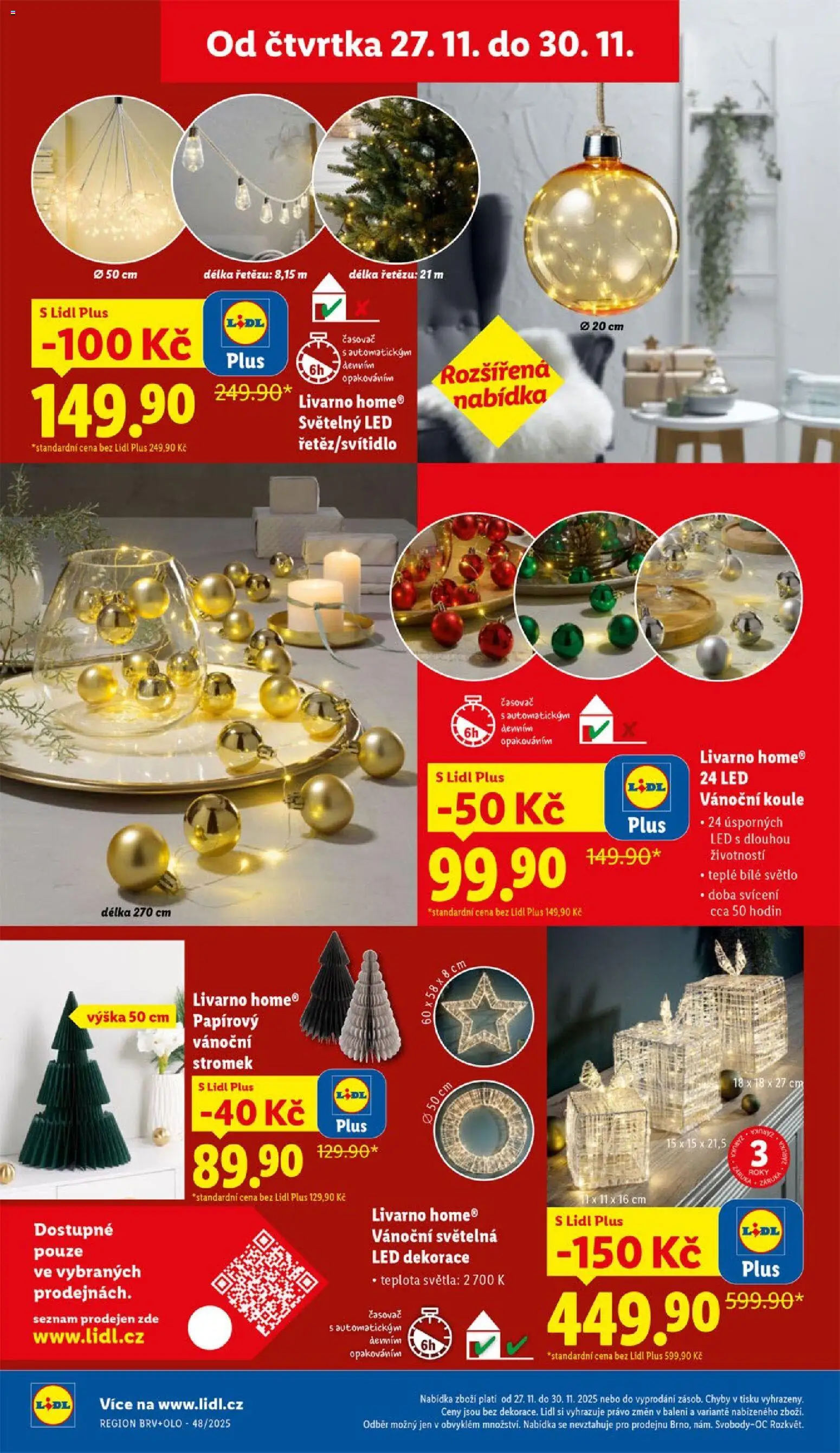 Lidl Black Friday od 24.11.2025 | Strana: 32 | Produkty: Časovač, LED, Dekorace