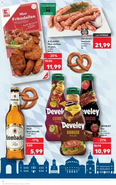 Noul catalog Kaufland – valabil de la 17.09.2025 | Pagină: 6 | Produse: Vitrină, Bere, Burger, Sos