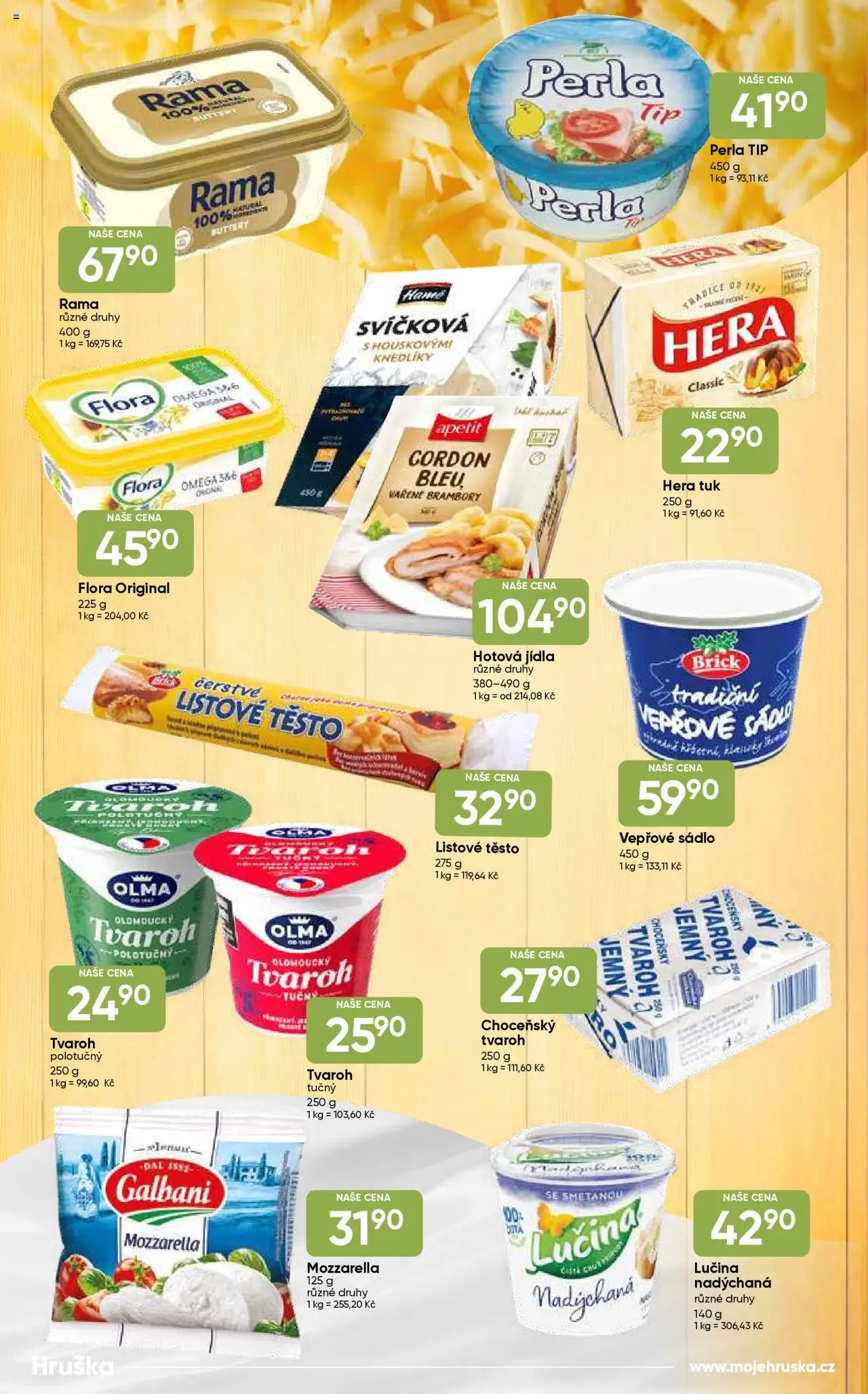 Hruška katalog od 17.09.2025 | Strana: 10 | Produkty: Lučina, Tvaroh, Rama, Hotová jídla