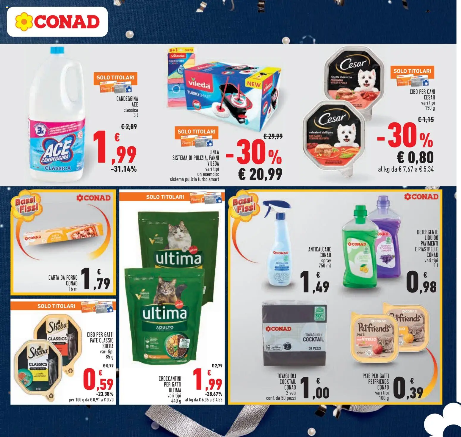 Volantino Conad del 27.12.2025 | Pagina: 21 | Prodotti: Paté, Detergente, Forno, Lavanda