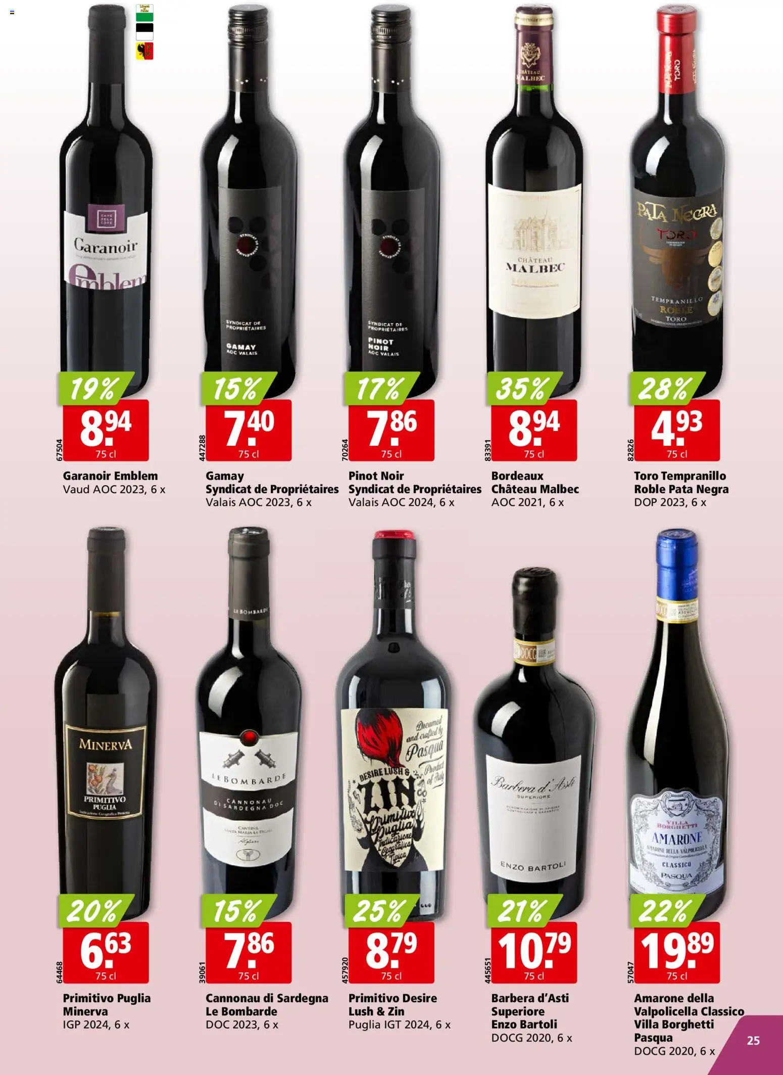 Aligro Aktionen Chavannes, Matran, Genève, Sion – gültig ab 10.11.2025 | Seite: 25