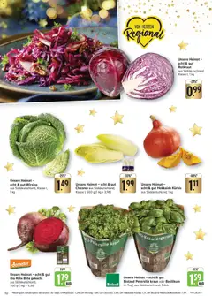 Hokkaido Kürbis, aus Süddeutschland, 1 kg ab 15.12.2025 gültig | Seite: 10 | Produkte: Kürbis, Petersilie