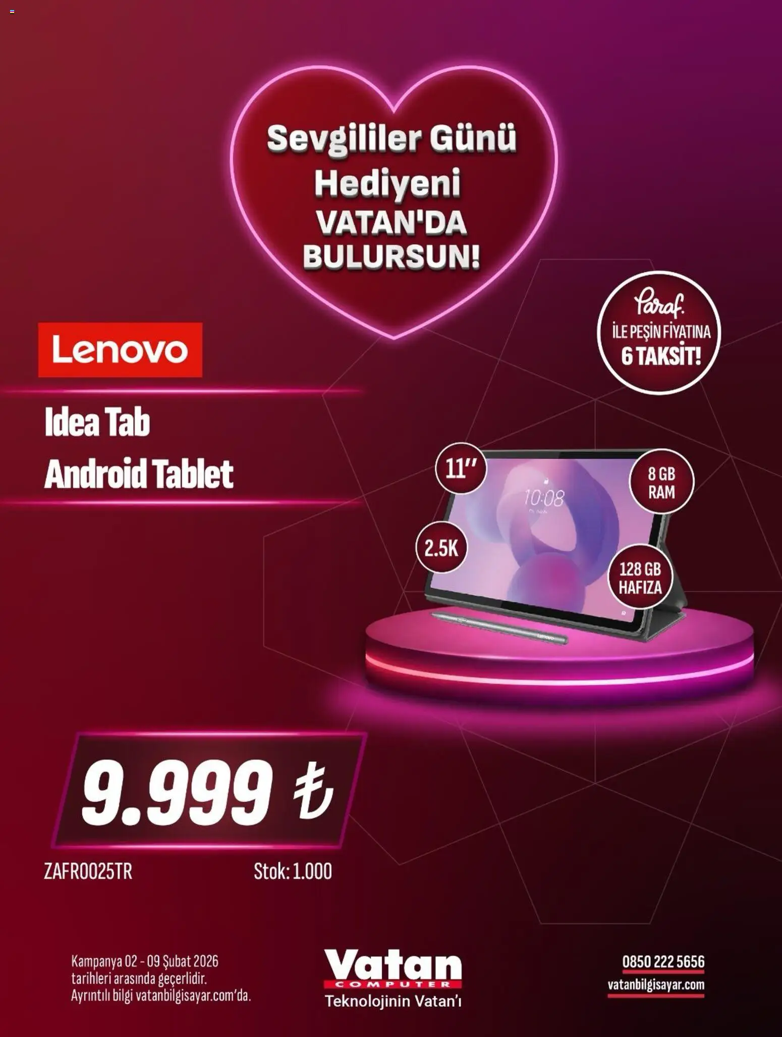 Vatan Bilgisayar İndirim - 02.02.2026 tarihinden itibaren geçerlidir | Sayfa: 2 | Ürünler: Tablet