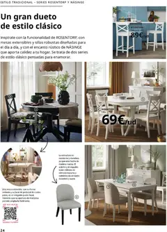Vista previa Catálogo IKEA Comedores válido desde el 06.03.2026 | Página: 24 | Productos: Taburete, Mesa, Silla