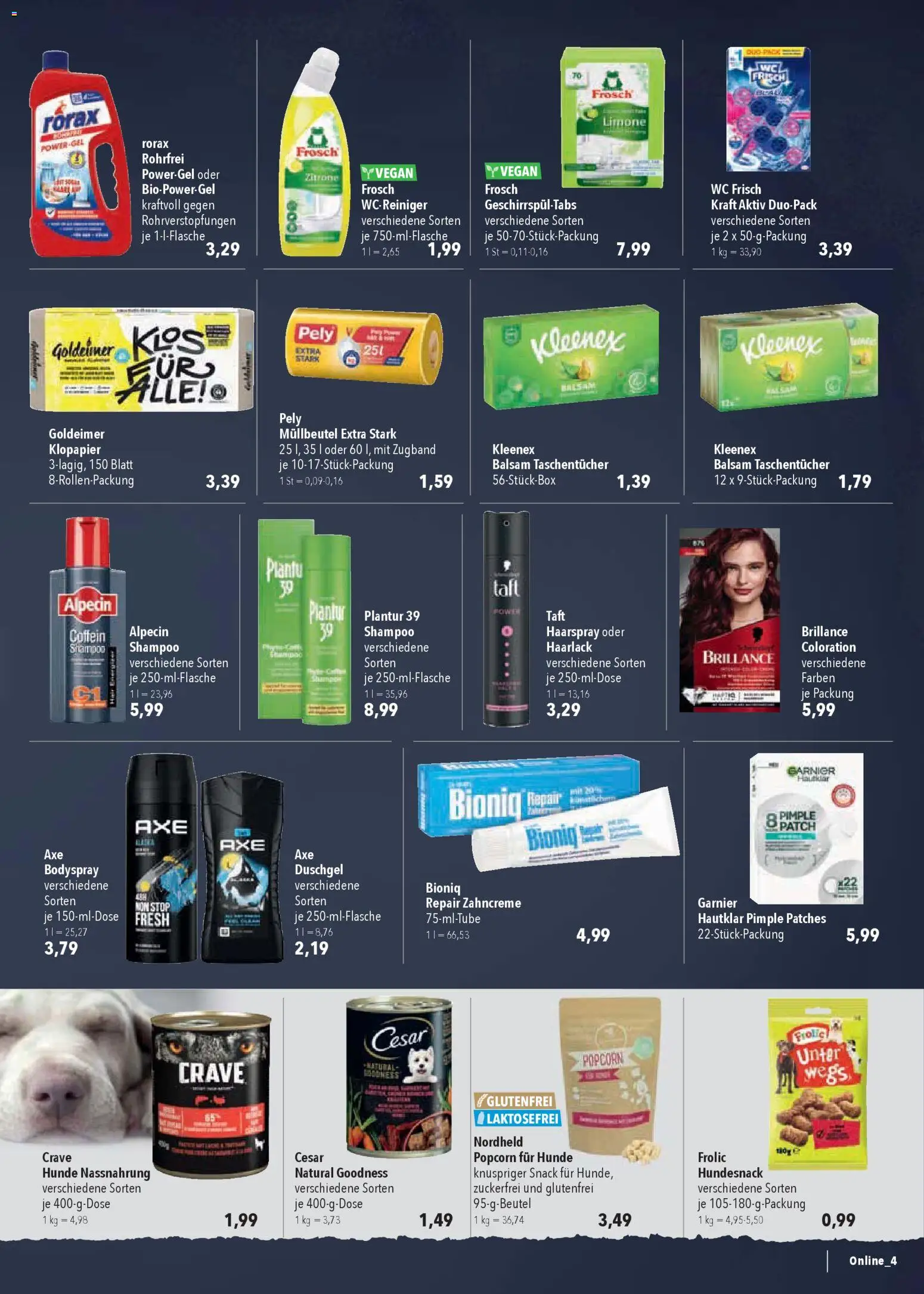 CITTI Markt Prospekt 	 – gültig ab 17.12.2025 | Seite: 33 | Produkte: Shampoo, Haarspray, Duschgel, Wc frisch