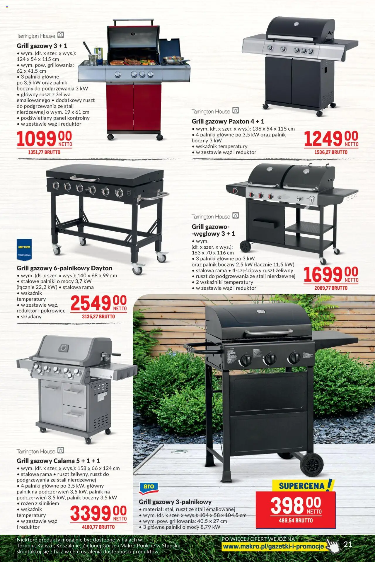 Makro Gazetka - Smakuj chwile z pysznym grillem od 27.05.2025 | Strona: 21 | Produkty: Grill, Grill gazowy, Ruszt