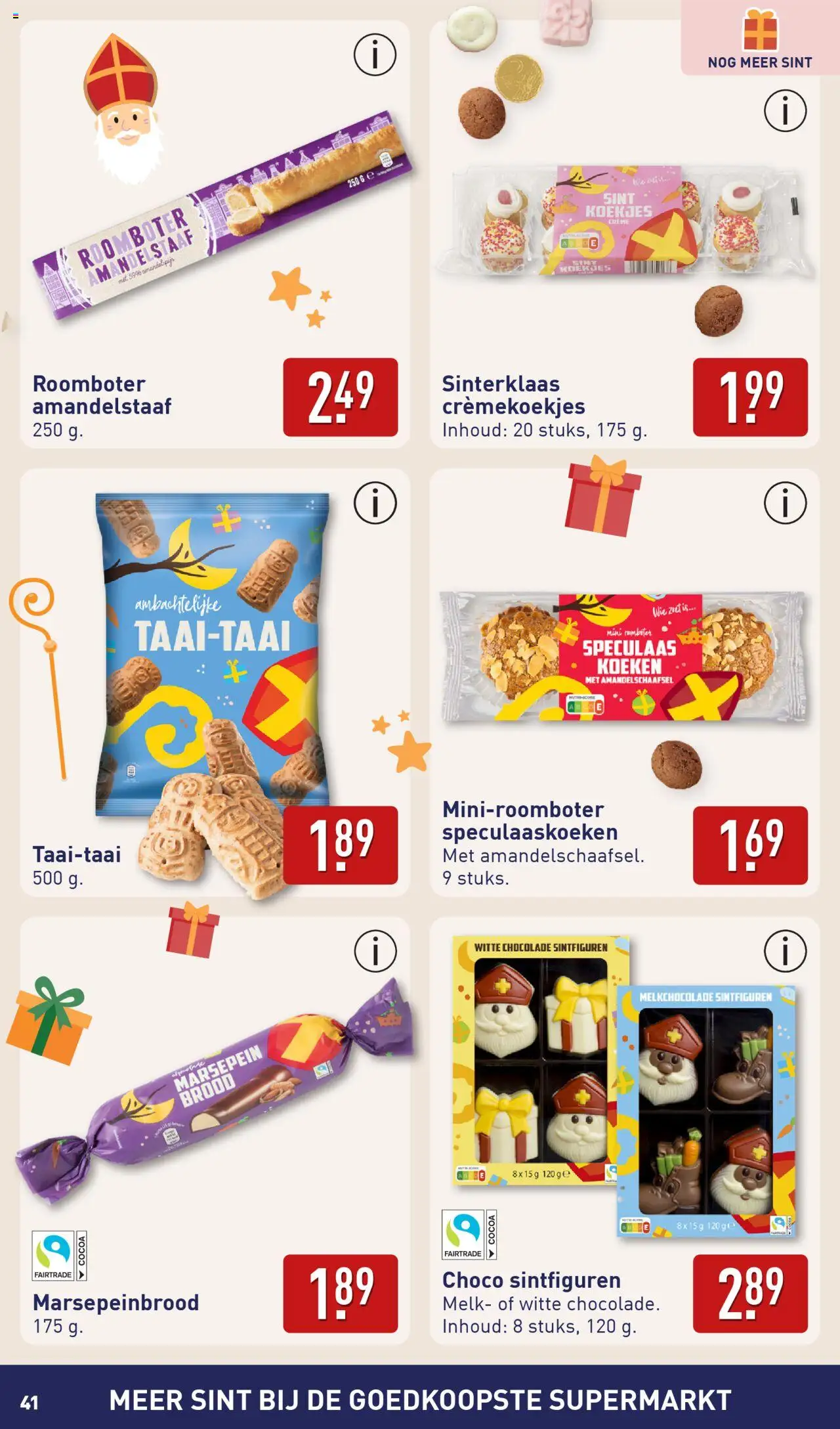 {H1} | Pagina: 41 | Producten: Melk, Brood, Chocolade, Roomboter