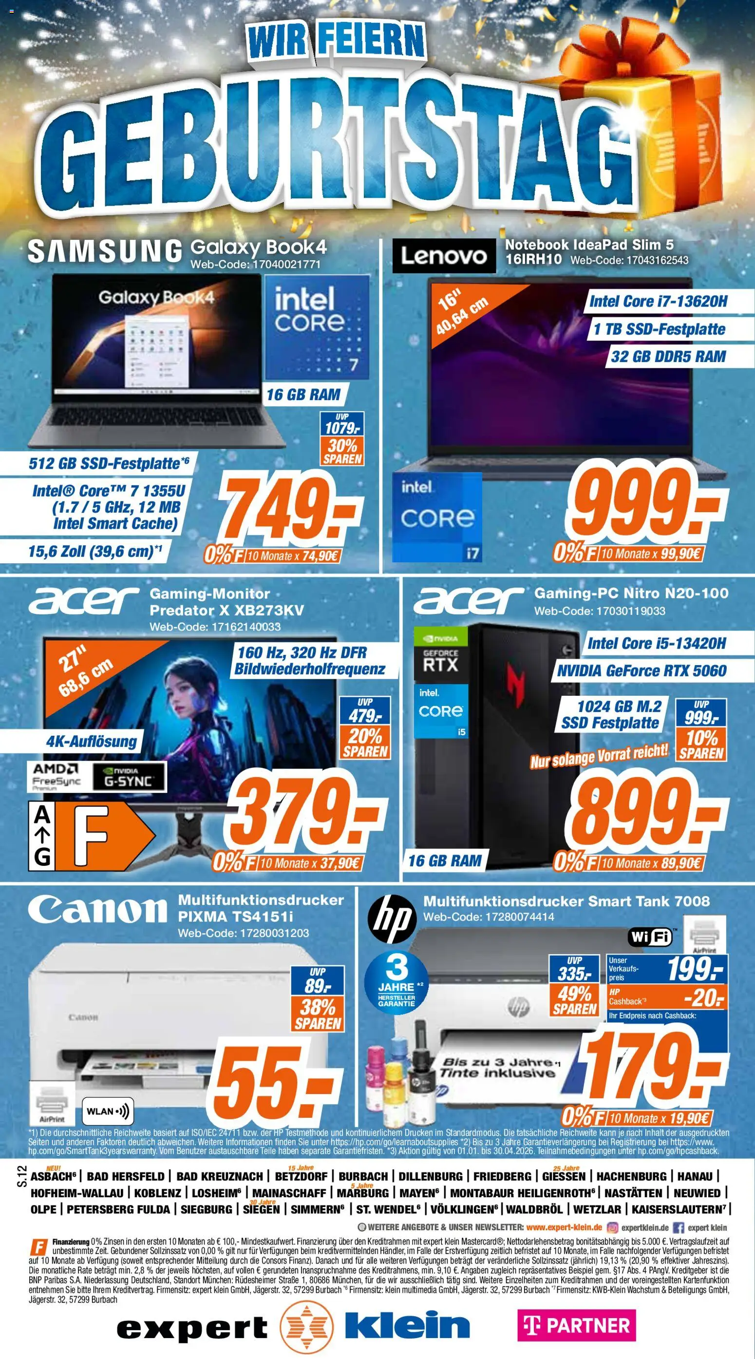 Expert - Giessen – gültig ab 06.04.2026 | Seite: 12 | Produkte: Lenovo, HP, Bad, Samsung