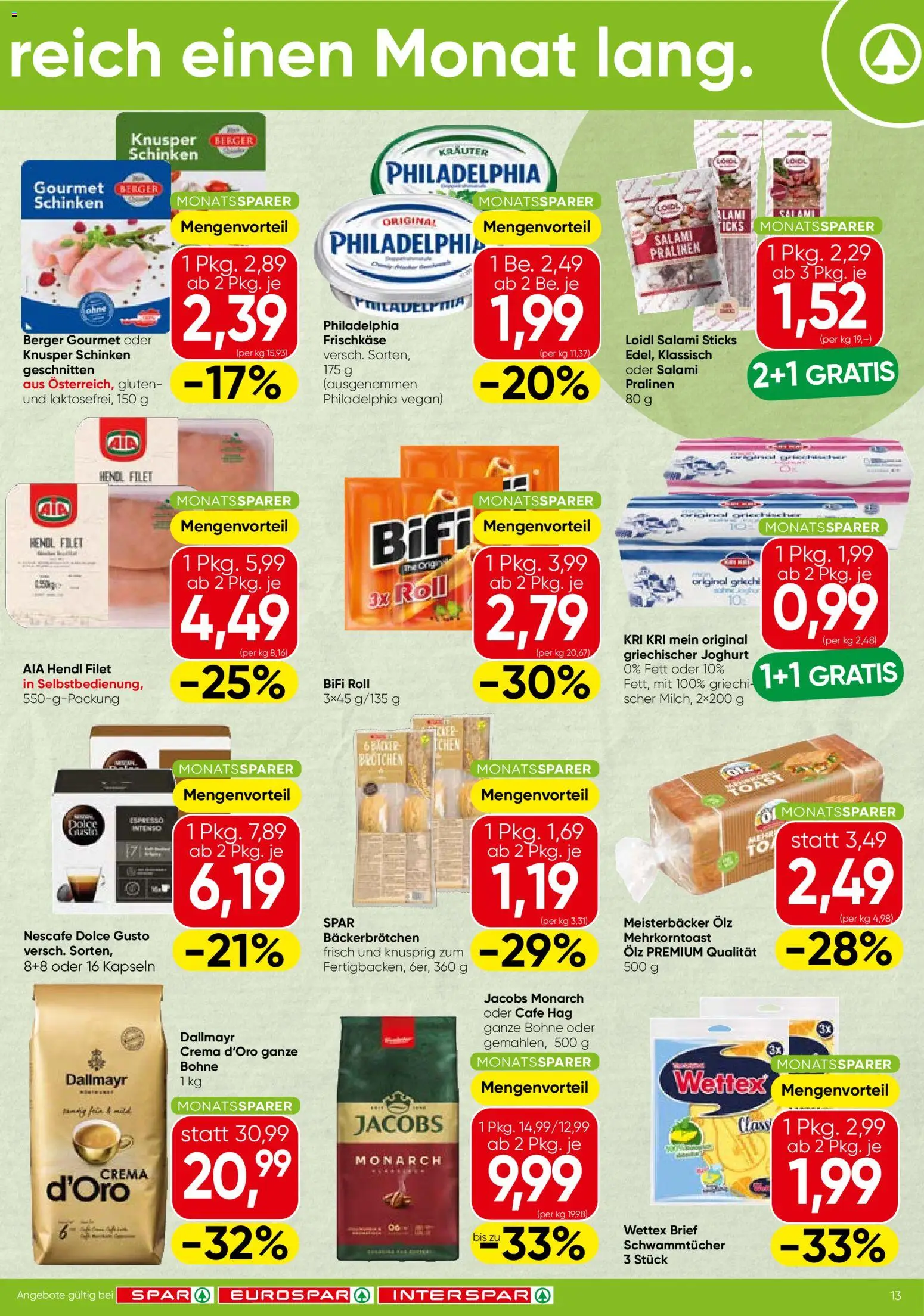 Spar Flugblatt  - Tirol gültig ab 05.02.2026 | Seite: 13
