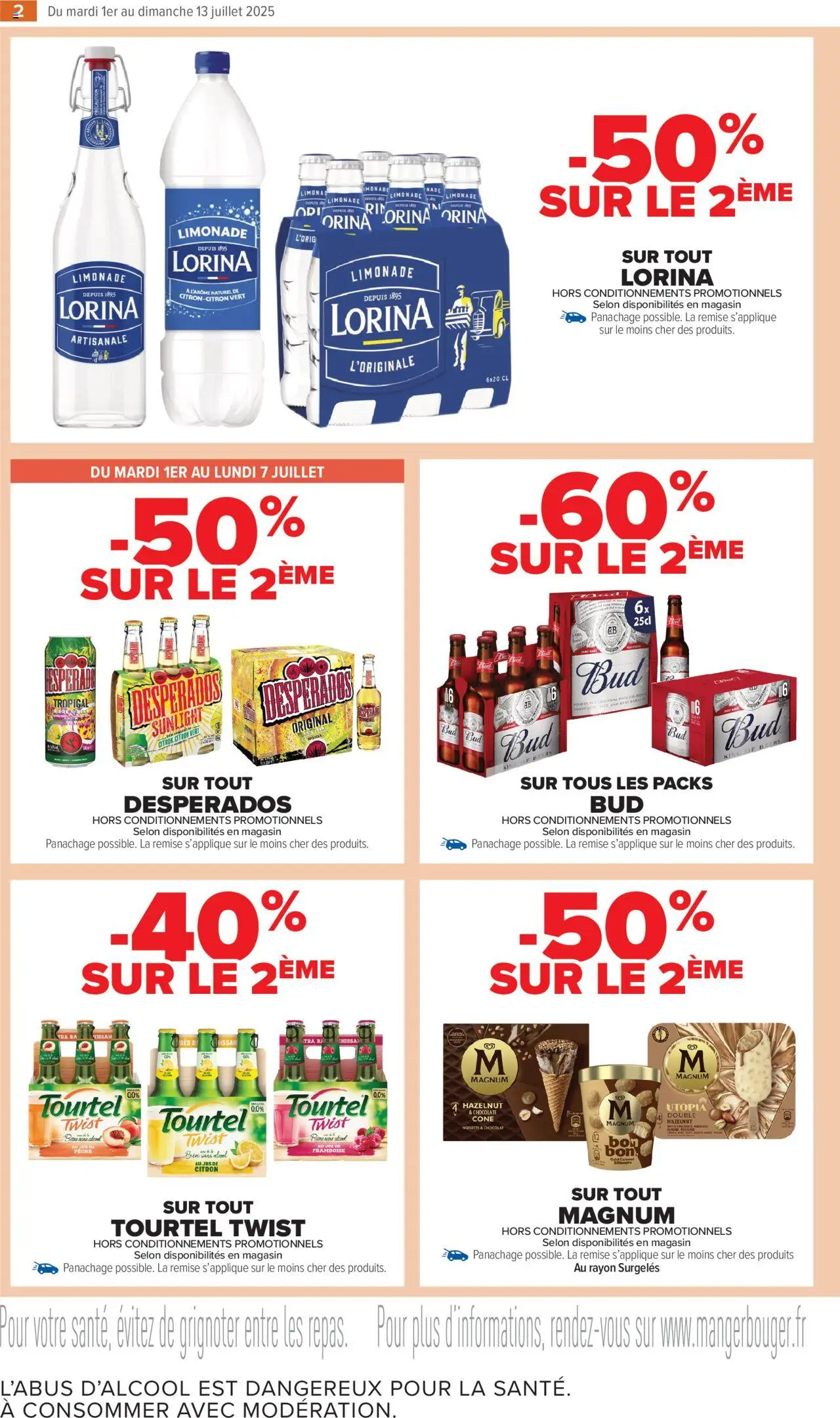  | Page: 4 | Produits: Framboise, Limonade, Chocolat, Jus