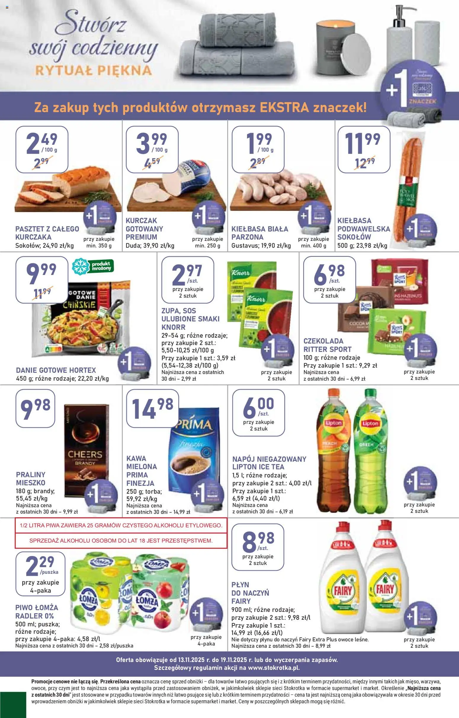 Stokrotka Gazetka - Market od 13.11.2025 | Strona: 20 | Produkty: Stokrotka, Praliny, Kawa, Owoce