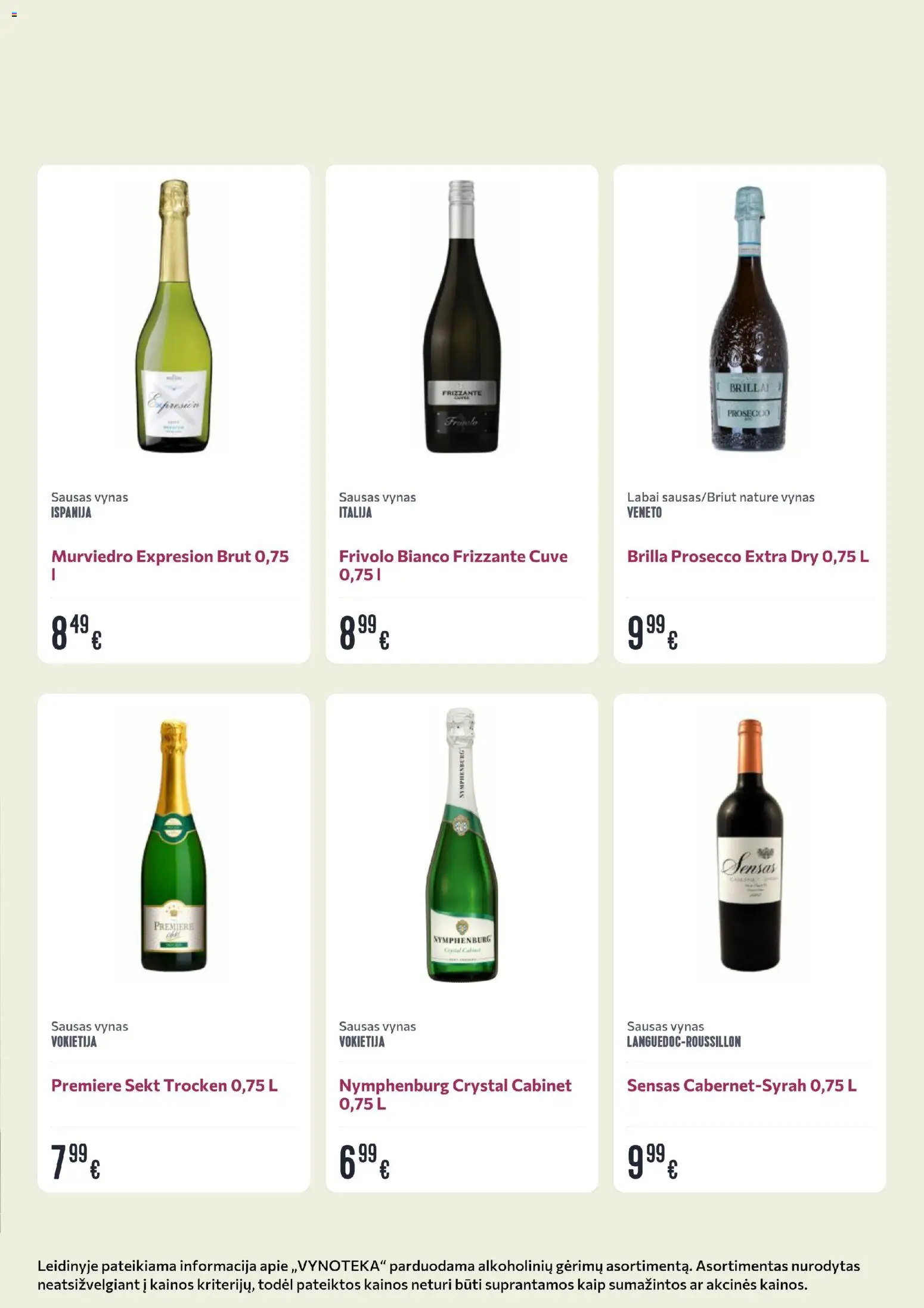 VYNOTEKA akcijos nuo 09.03.2026 | Puslapis: 15 | Prekių: Vynas