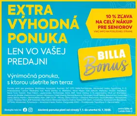 Billa leták platný od 07.01.2026