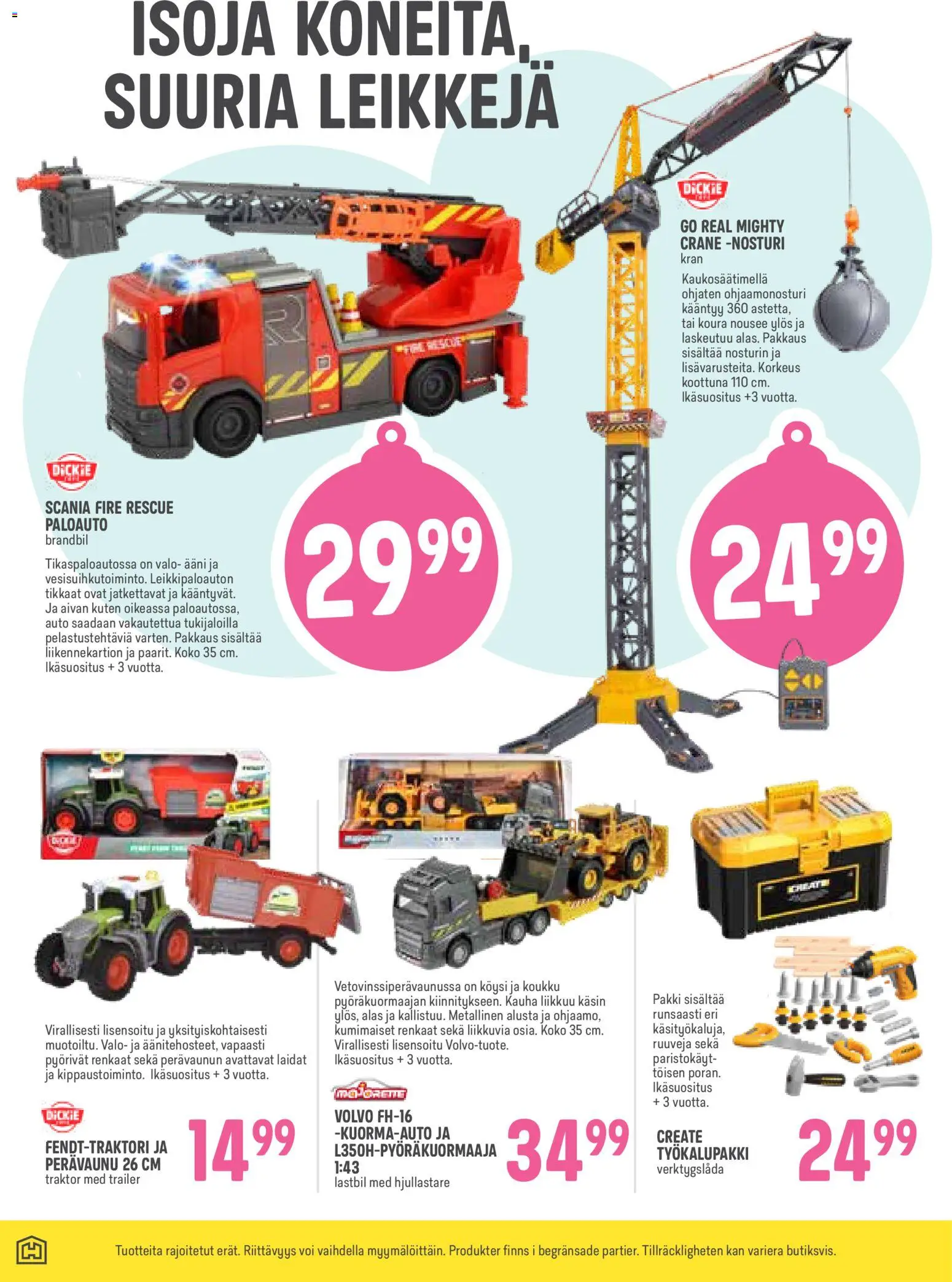 Halpa Halli - Lelukuvasto 2025 – voimassa 05.11.2025 alkaen | Sivu: 28 | Tuotteet: Voi, Tikkaat, Työkalupakki