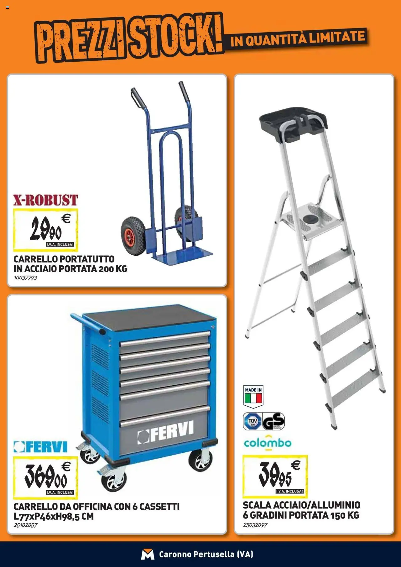 Volantino TECNOMAT del 24.09.2025 | Pagina: 27 | Prodotti: Carrello, Scala