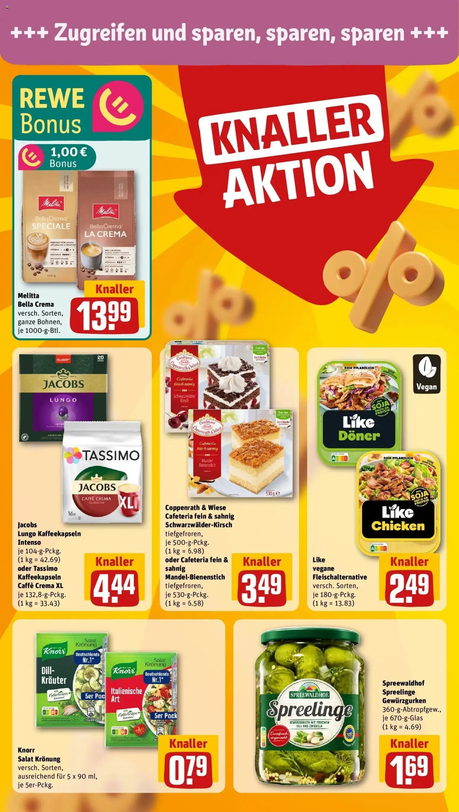 Rewe prospekt Füssen	 – gültig ab 16.02.2026 | Seite: 6 | Produkte: Melitta, Knorr, Zwiebeln, Tassimo