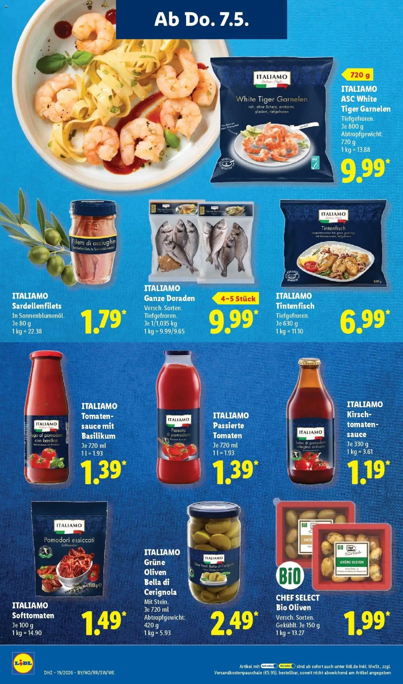 Lidl Německo leták od 04.05.2026 | Strana: 58 | Produkty: Tiger, Passata