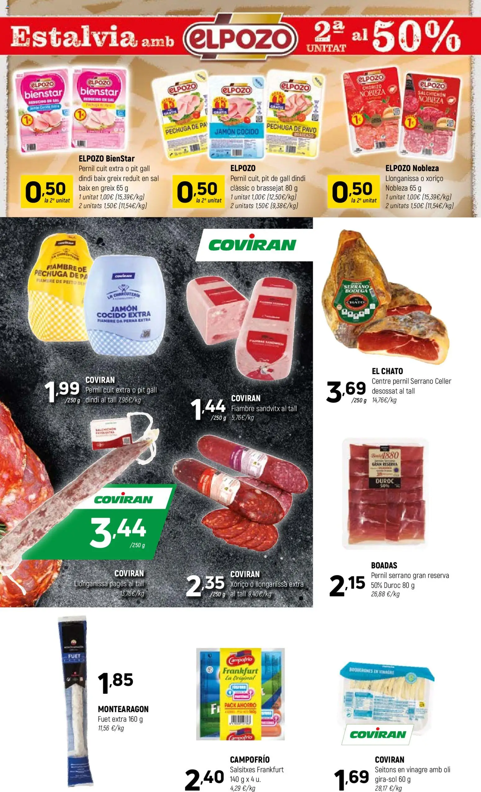 Coviran - Barcelona │ válido desde el 02.01.2026 | Página: 4 | Productos: Jamón, Jamón cocido, Δεξαμενή