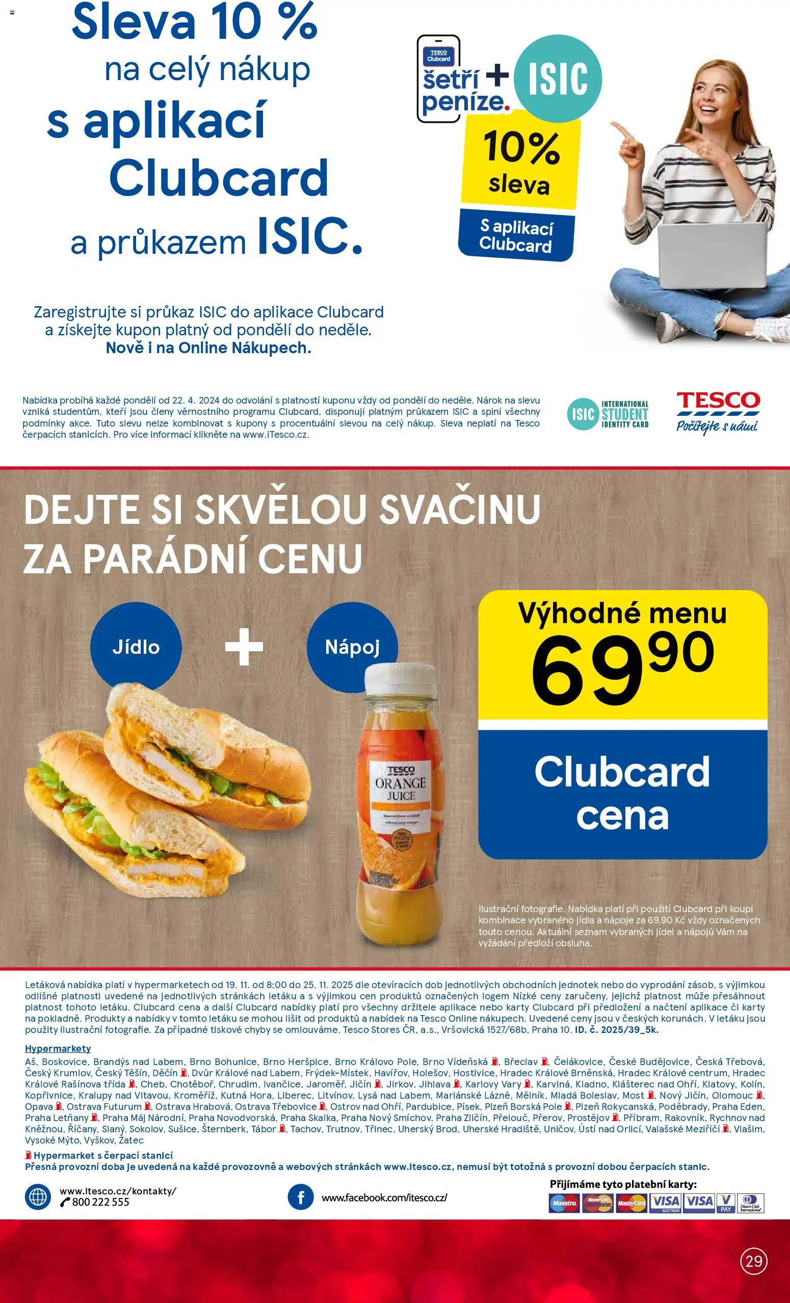Tesco Black Friday od 19.11.2025 | Strana: 29 | Produkty: Mošt, Karty, Futurum