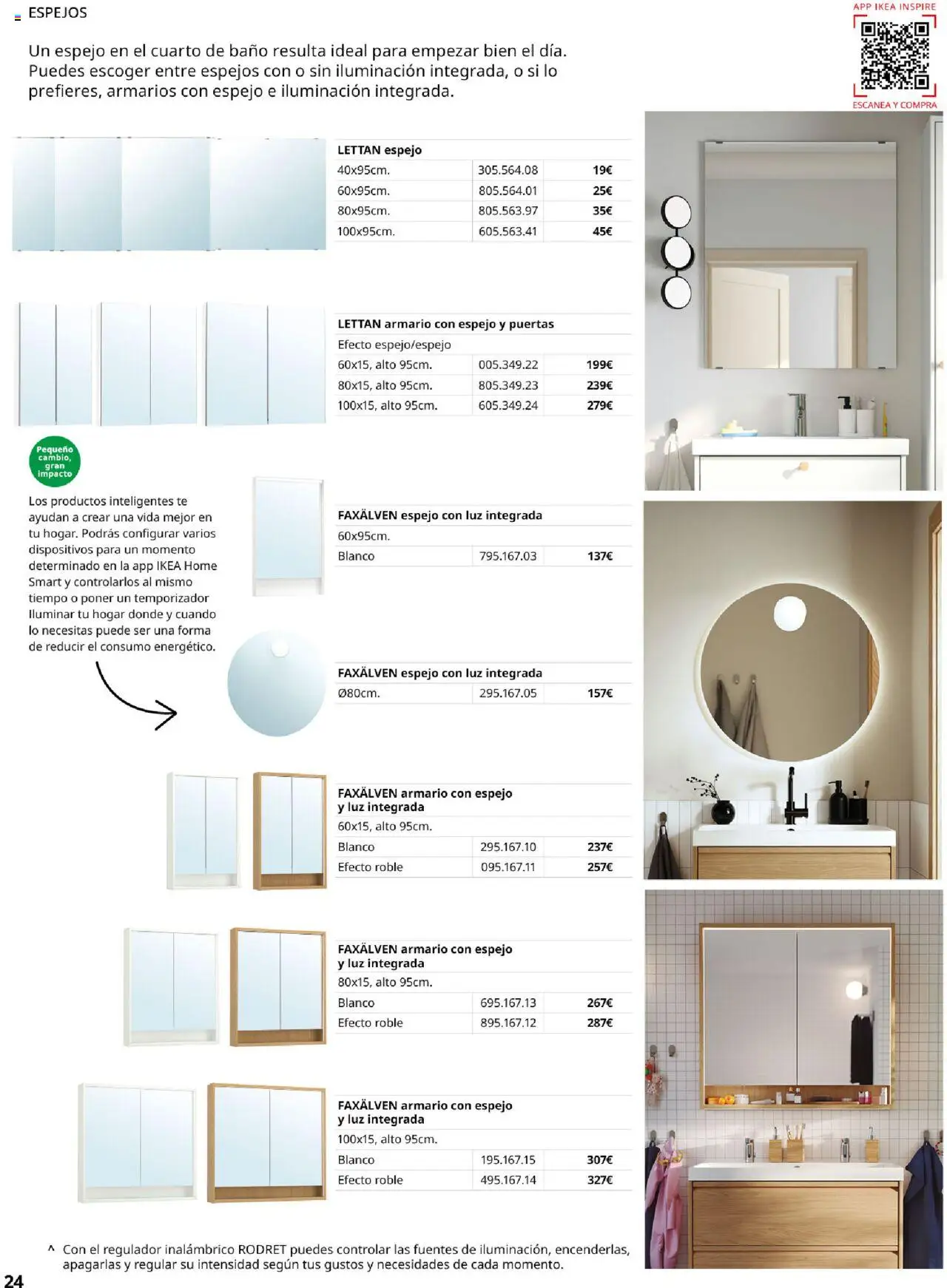 Catálogo IKEA Baňos │ válido desde el 04.02.2025 | Página: 24 | Productos: Té, Armario, Baño, Espejo