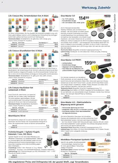 Conrad  Modellbahn Katalog ab 25.08.2025 gültig | Seite: 91 | Produkte: Gewicht, Pinsel